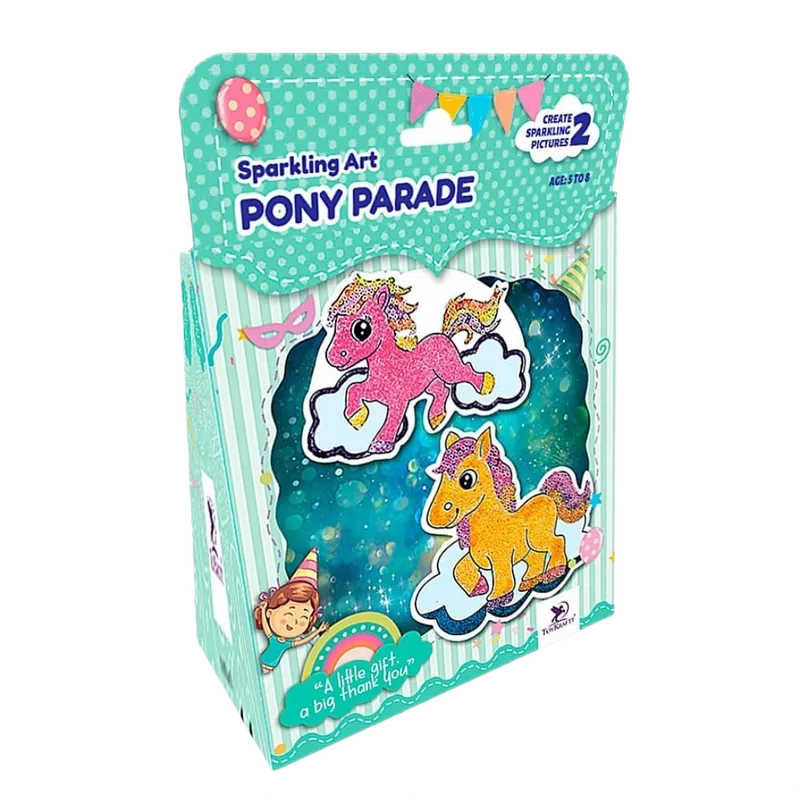 Toykraft Sparkling Art Pony Parade Multicolor