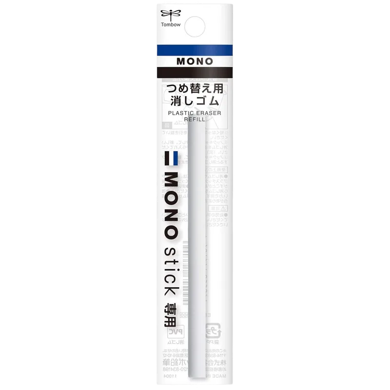 Tombow Refill for Mono Stick Holder Eraser 1 Pack White