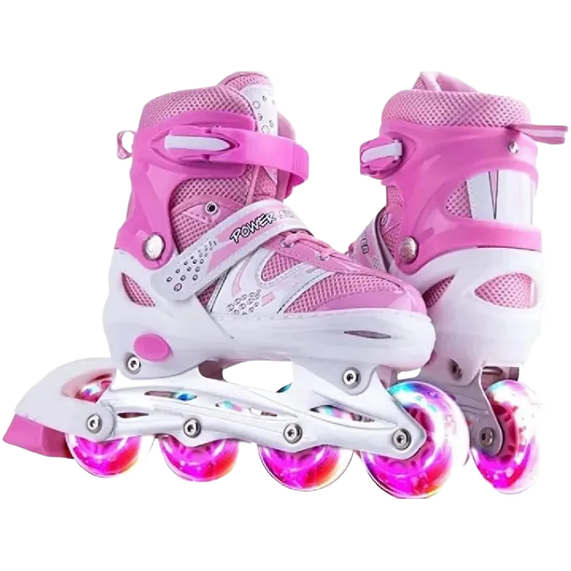 Inline Roller Skates Medium 1 Pair Medium (33-36) Multicolor