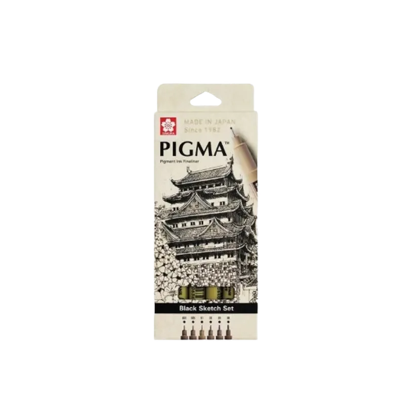 Pigma Micron Pen Set 1 Pack Black