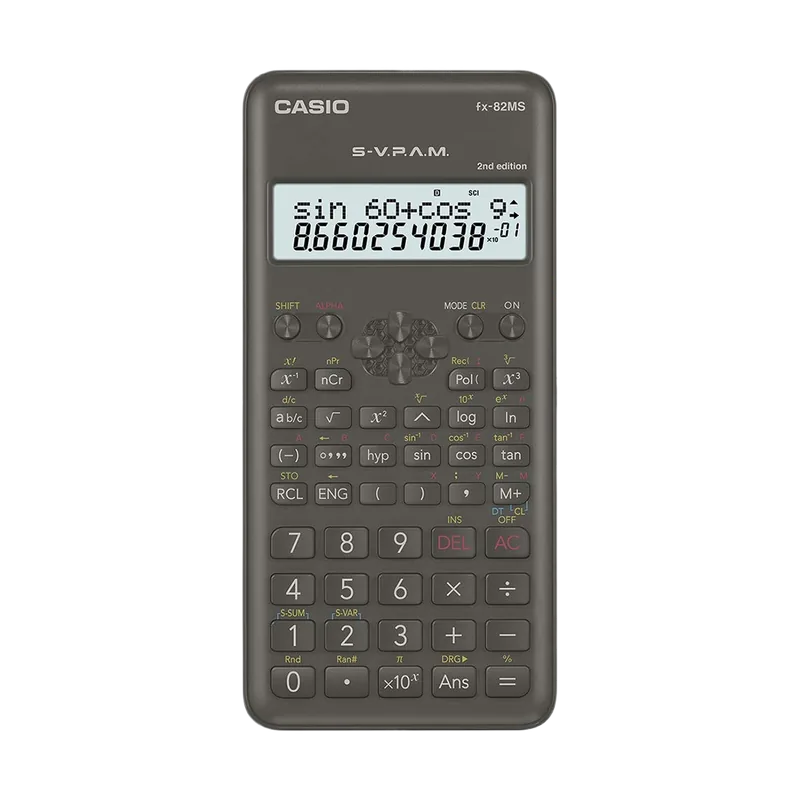 Casio Scientific Calculator FX-82MS2 Black