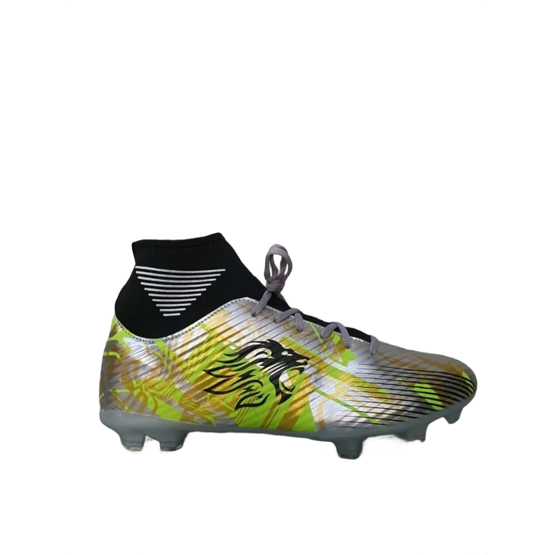 Football Shoes Silver & Neon 43 EUR 1 Pair