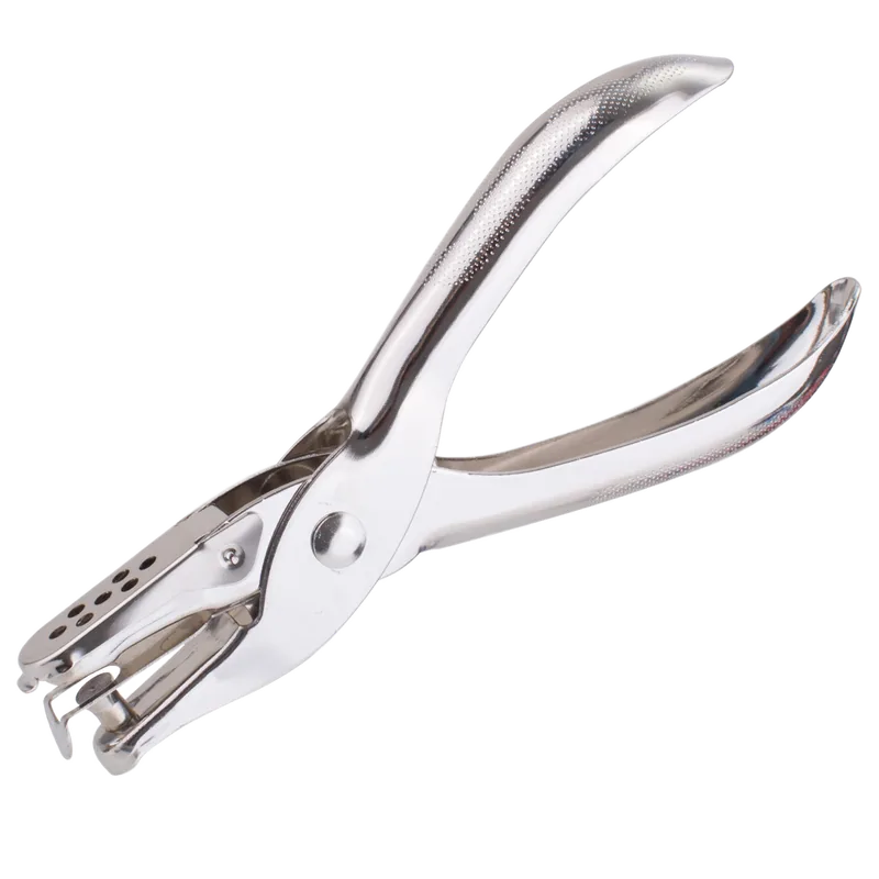 Deli Single Hole Punch Silver