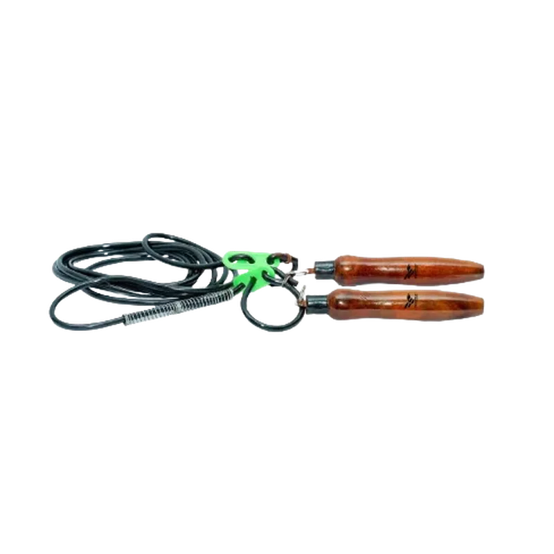 Prostar Skipping Rope - Classic | Wooden handle | For Men & Women | Jump Rope for Cardio, Weight Loss, Fitness & CrossFit | Ideal for Home & Gym Workouts | Code: PSSR-004