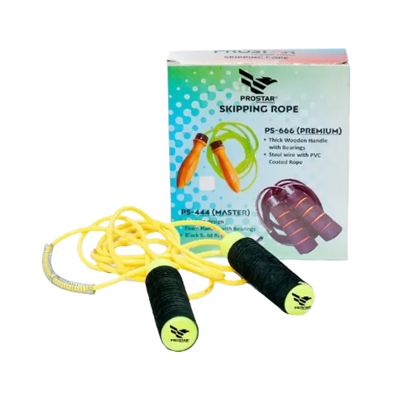 Prostar Skipping Rope - Master | Foam handle with bearing | For Men & Women | Jump Rope for Cardio, Weight Loss, Fitness & CrossFit | Ideal for Home & Gym Workouts | Code: PSSR-006