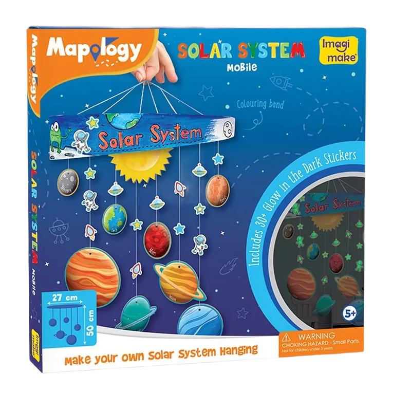 Imagimake Solar System Mobile Multicolor