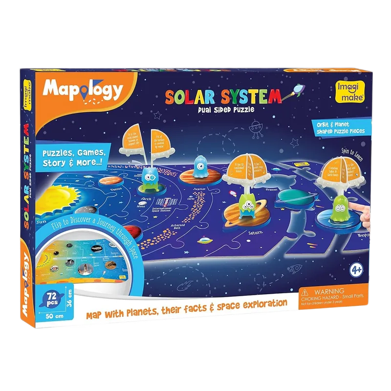 Imagimake Solar System Puzzle Multicolor