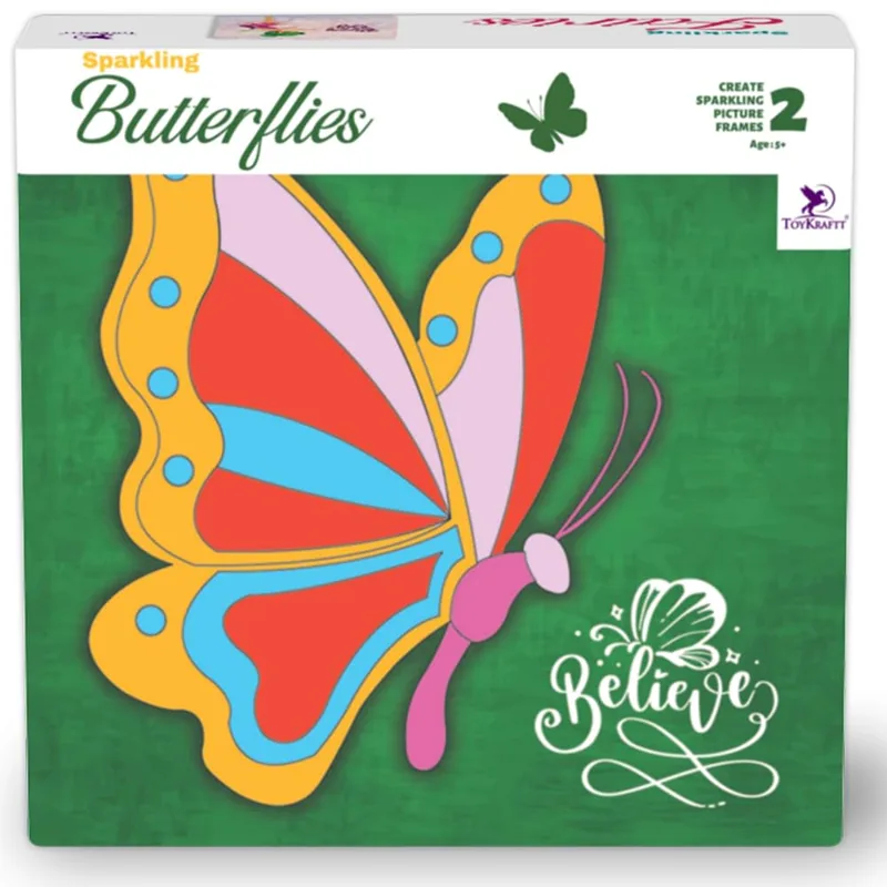 Toykraft Sparkling Butterflies Butterflies Multicolor