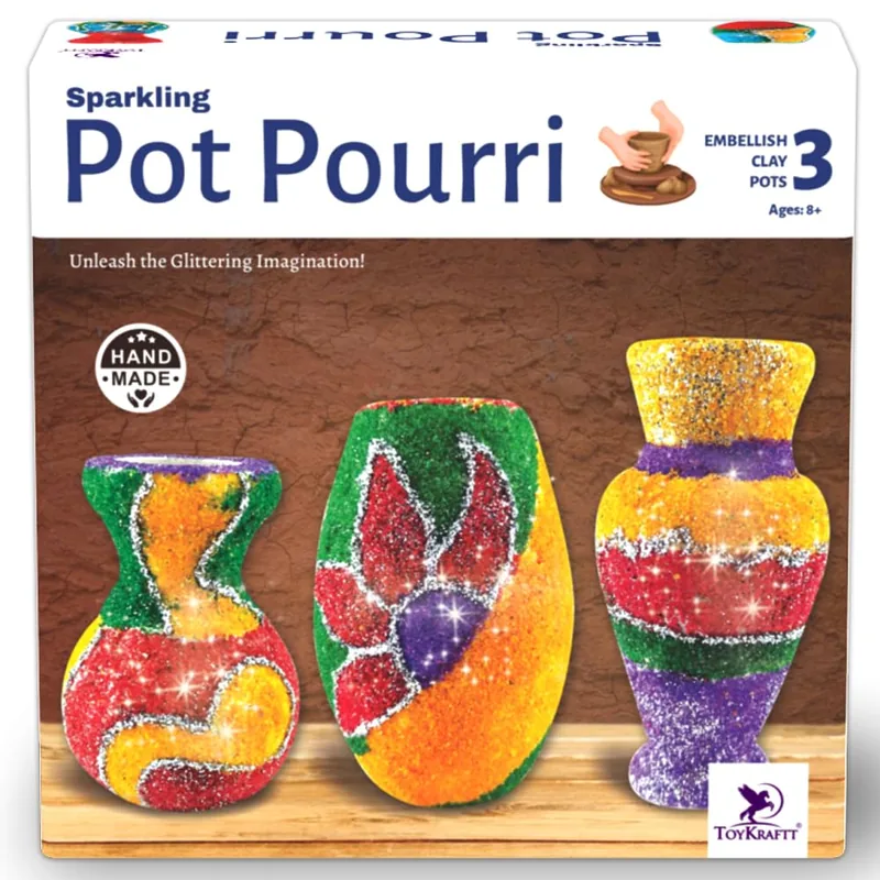 Toykraft Sparkling Butterflies Pot Pourri Multicolor