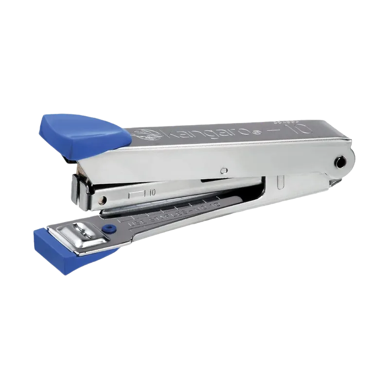 Kangaroo Blue Stapler Machine 10 1 Pack