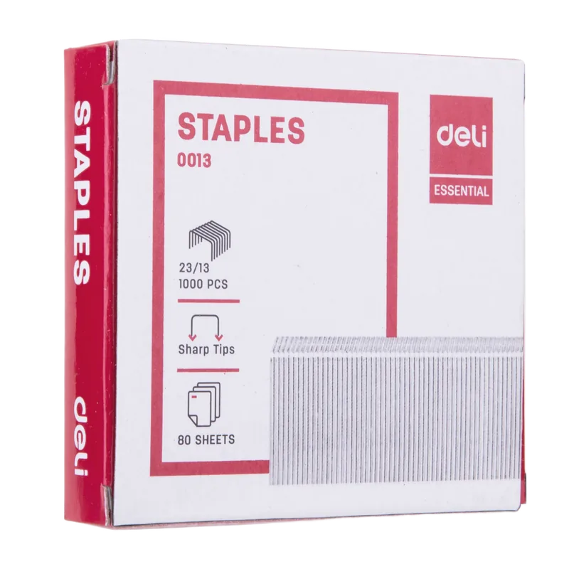 Deli Stapler Pins 23/13 1 Box Silver