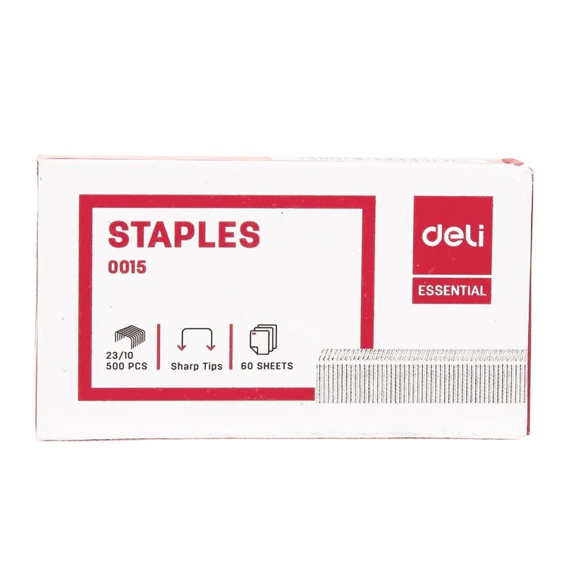 Deli Stapler Pins 23/10 1 Box Silver