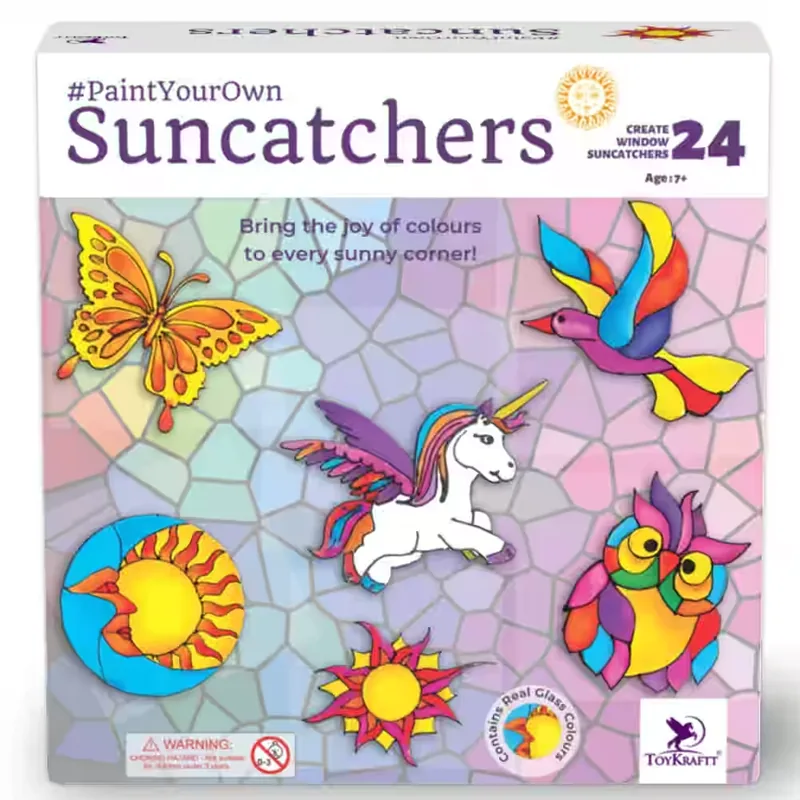 Toykraft Paint Your Own Suncatchers Multicolor