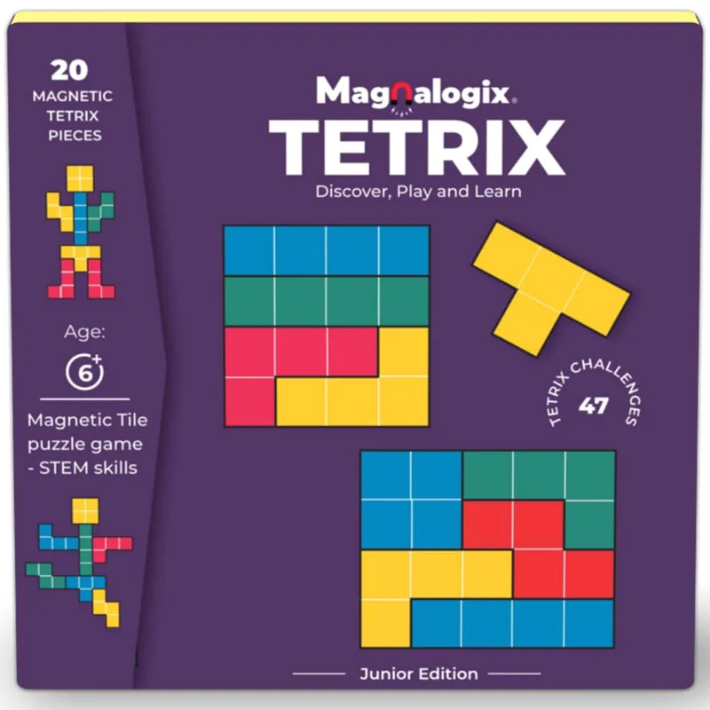 Toykraft Magnalogix Tetrix Junior Multicolor