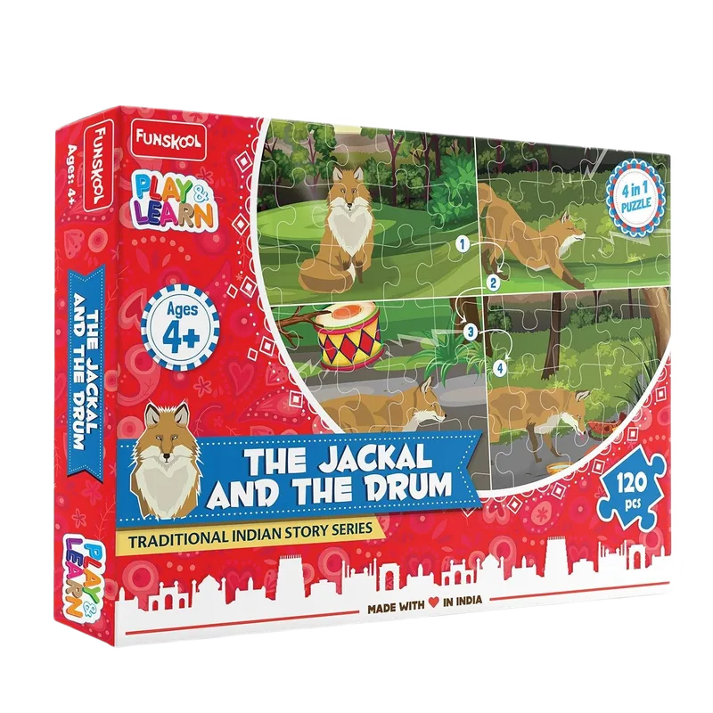 The Jackal and The Drum Multicolor