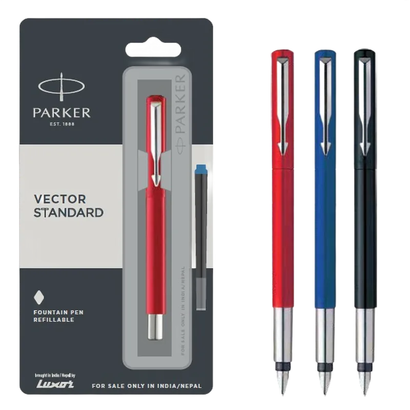 Parker Vector Standard Fine Fountain Pen Black