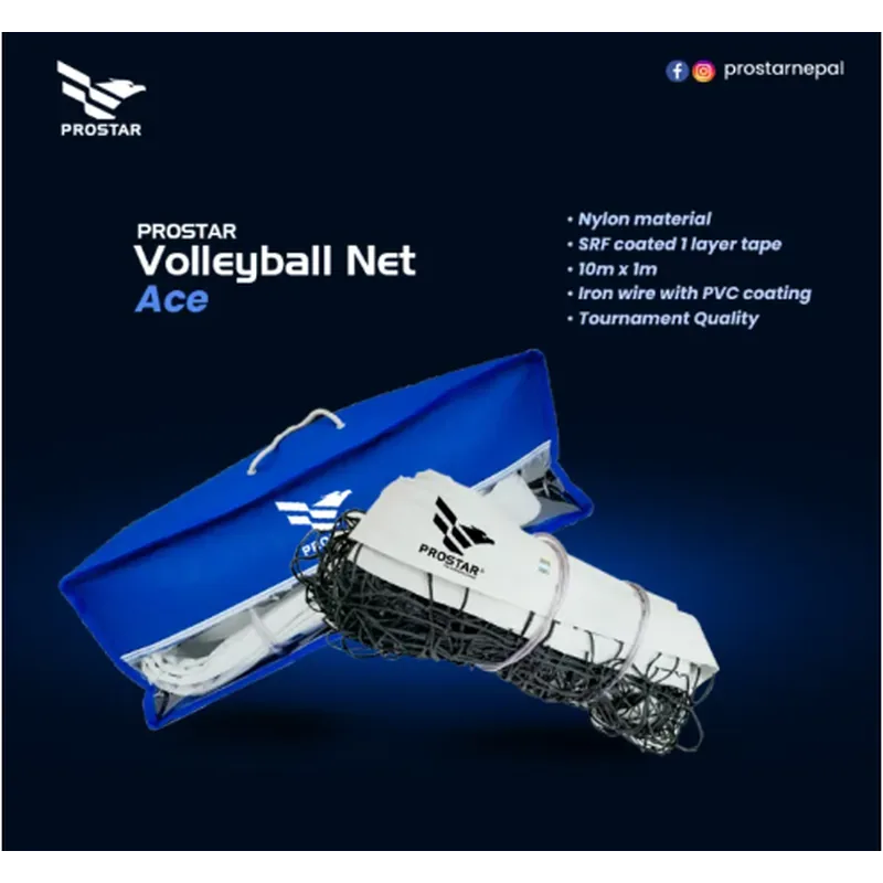 Prostar Volleyball Net Ace Multicolor