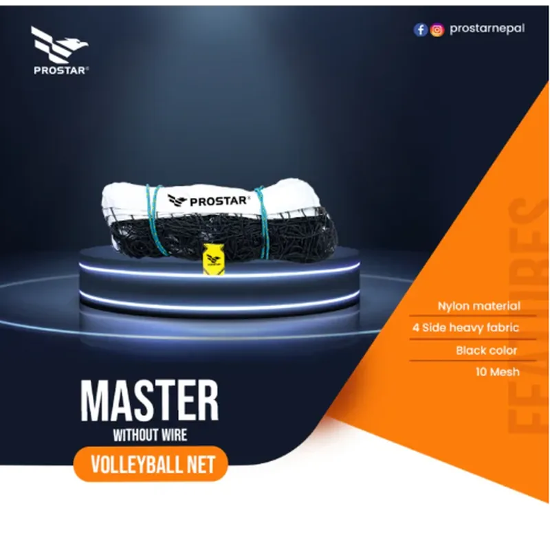 Prostar Volleyball Net Master With Wire Multicolor