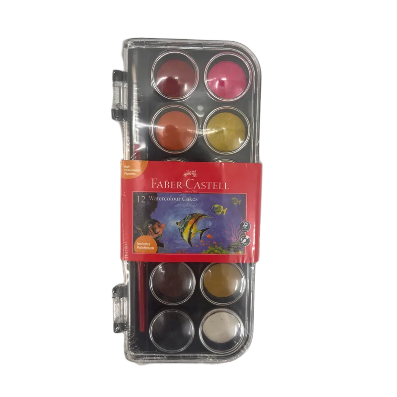 Faber Castell Watercolors Cakes 1 Pack Multicolor