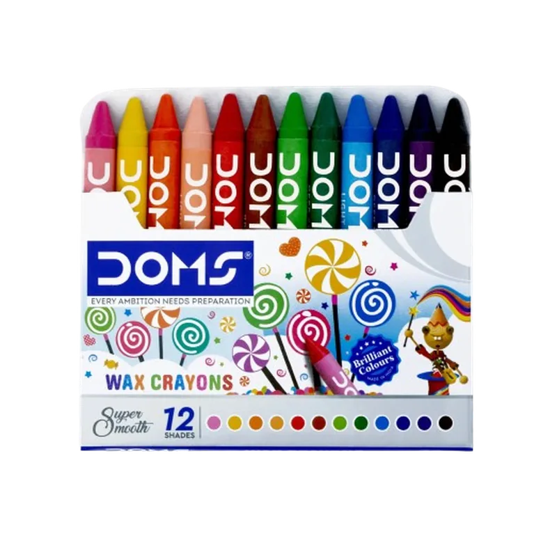 DOMS Wax Crayons Half (No. 3448)
