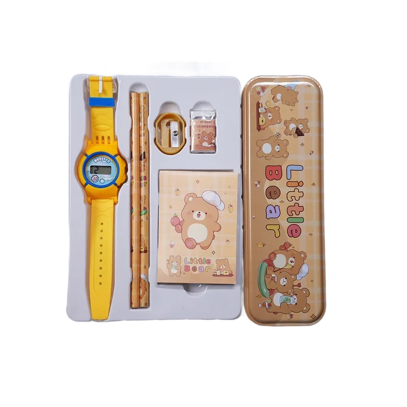 Watch & Stationary Set Multicolor