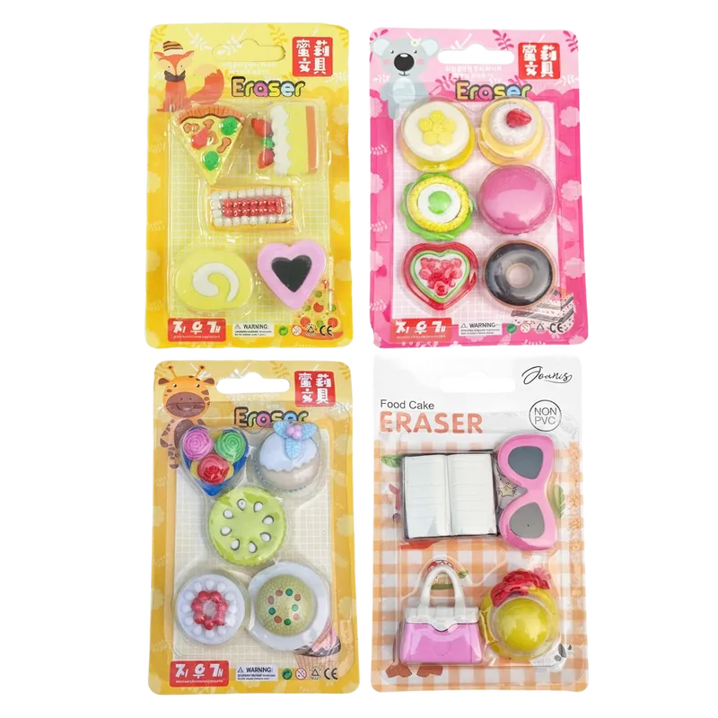Eraser Set Multicolor