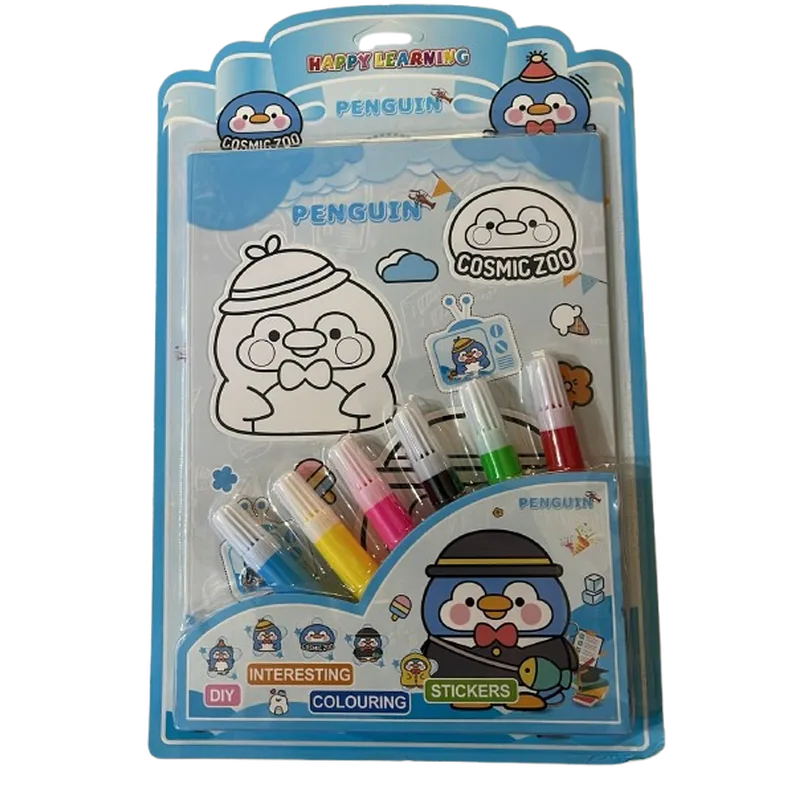 Sign Pen Colouring Set Blue Multicolor