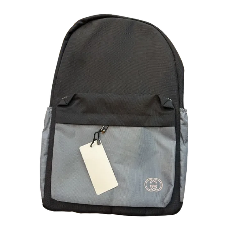 School Bag Black & Grey