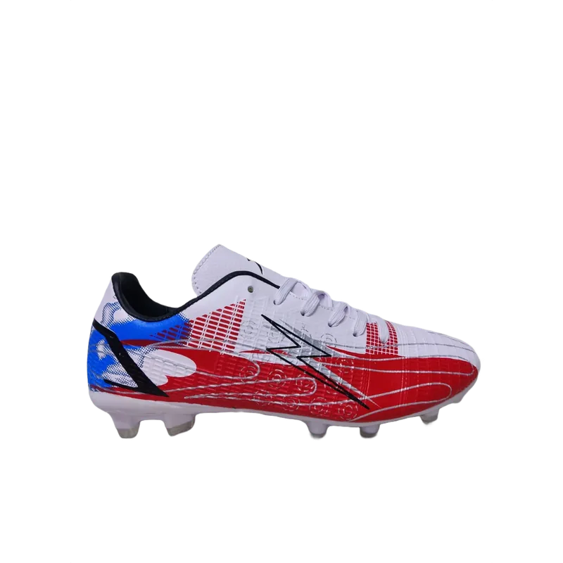 Football Shoes White & Red 42 EUR 1 Pair