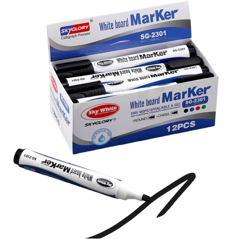 SkyGlory Whiteboard Marker Black