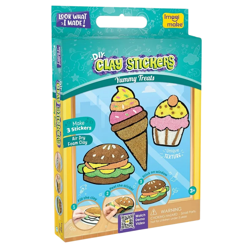 Imagimake Clay Sticker Yummy Treats Multicolor
