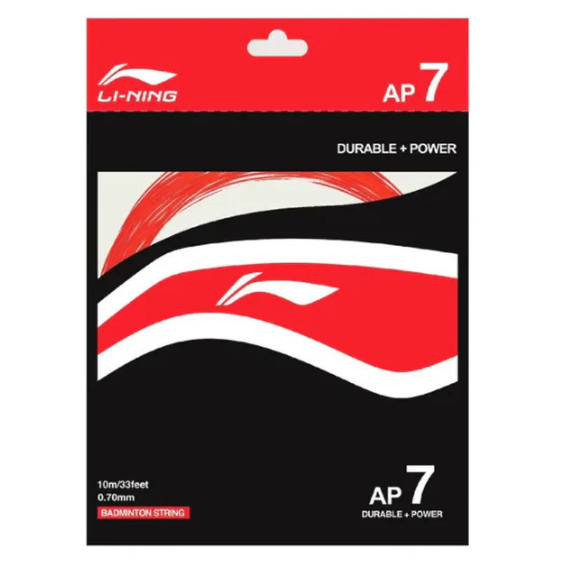 Li-Ning AP - 7 Badminton String Red