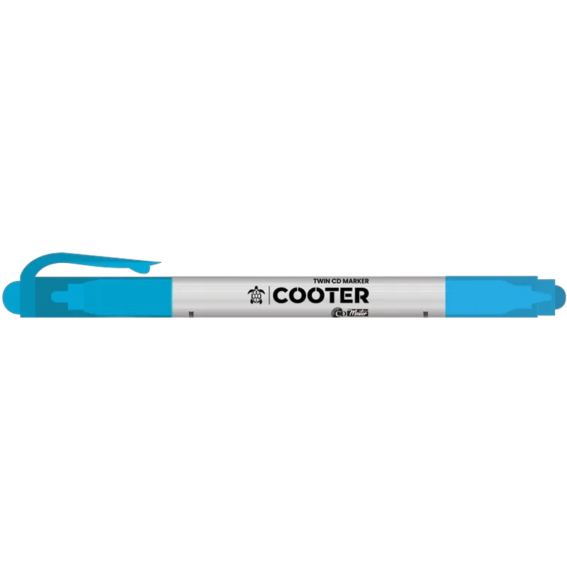 Cooter Twin CD Permanent Marker Blue
