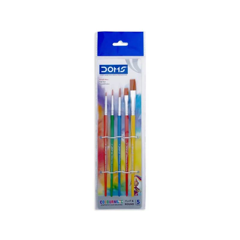 Doms Colour Mate Brush 0, 2, 4, 6 Multicolor