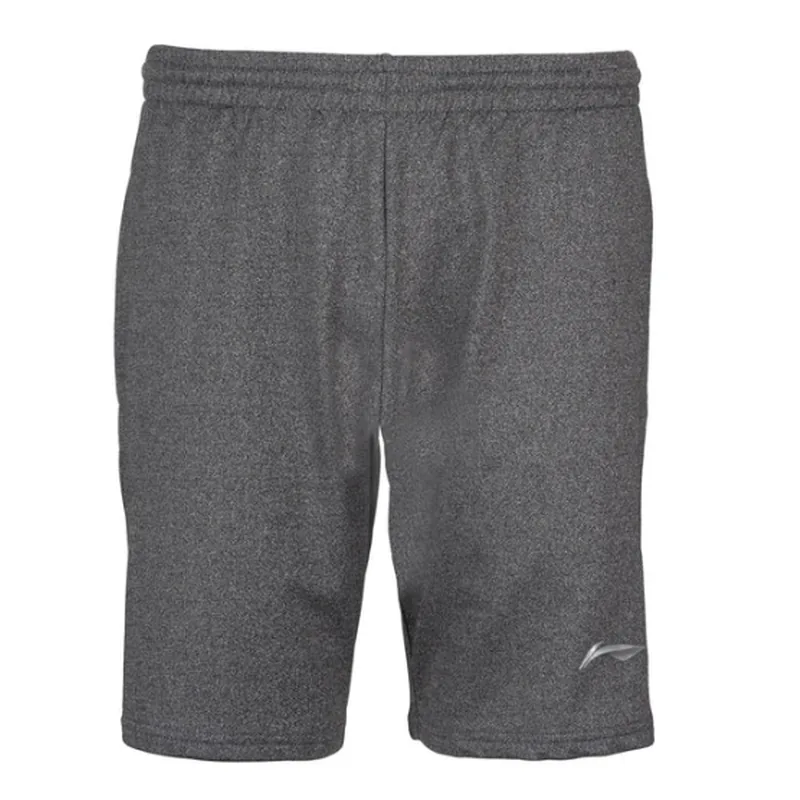 Li-Ning Court Pro Shorts Sports Shorts Dk Heather Grey/Silver M