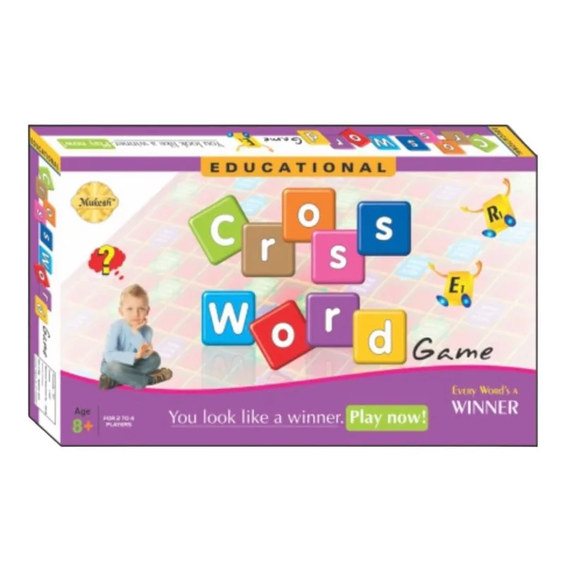 Mukesh Crossword Board Game Multocolor