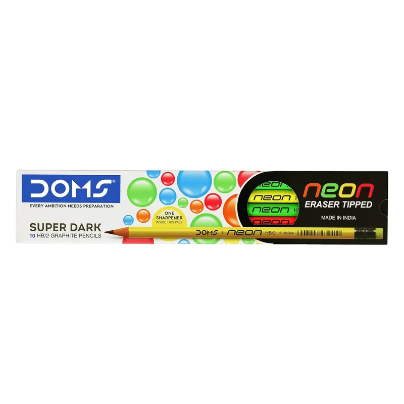 Doms Neon Pencil 10 Pack