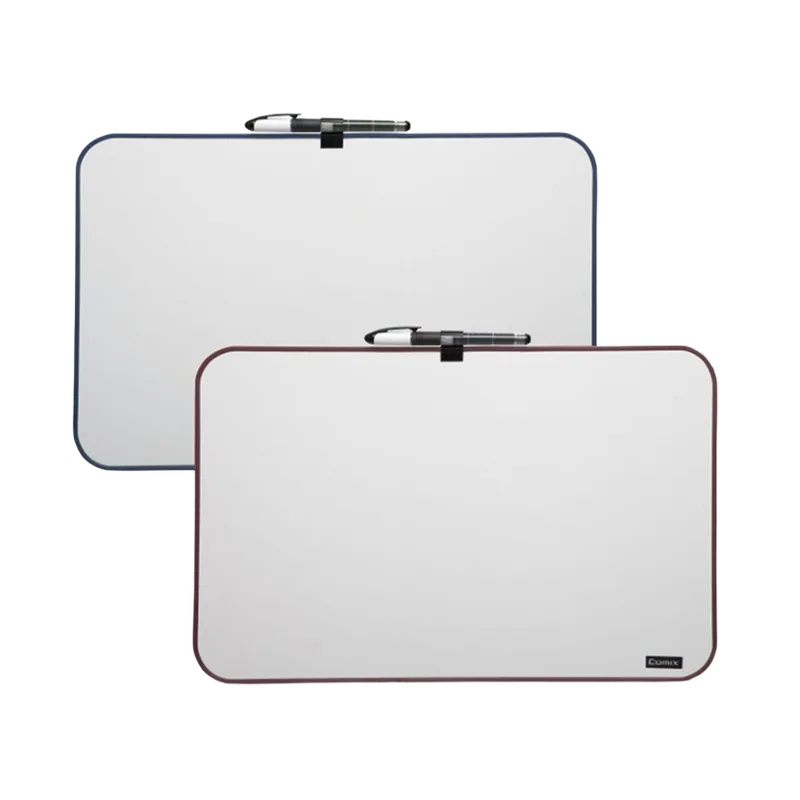 Comix Dry Erase White Board | Magnetic White Board | Melamine Surface | PVC Frame | Item No. BOA3 | 1 Piece