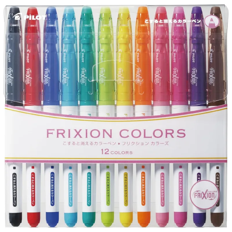 Pilot Frixion Colors Erasable Marker Multicolor Set of 12