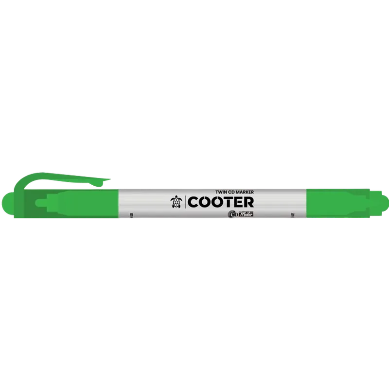 Cooter Twin CD Permanent Marker Green