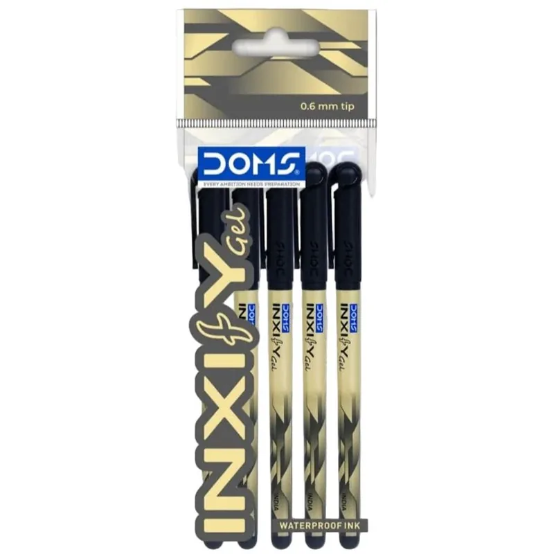 DOMS Inxify Gel Gel Pen Black