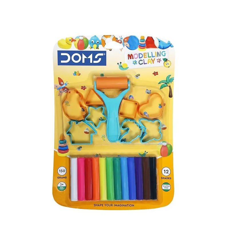 Doms Modelling Clay 150 gm Multicolor