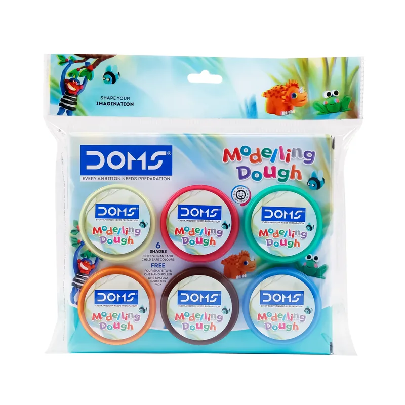 Doms Modelling Dough 150 gm Multicolor