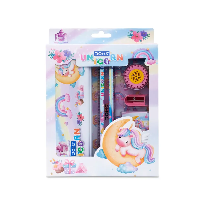 Doms Unicorn Stationery Kit Multicolor
